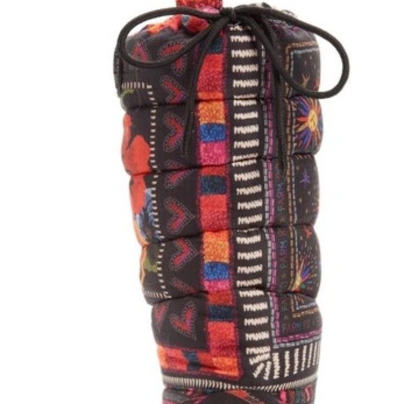 FARM RIO Scarf Lug Sole Tall Puffer Boot - Picture 5 of 6